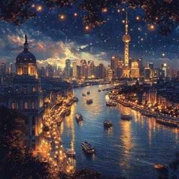 甬江邊上的老外灘, 天空里的星星與人間的故事
