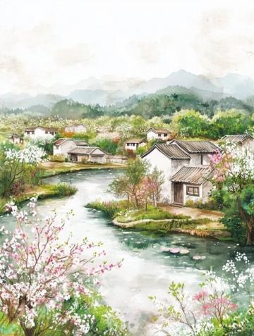 游賞小綠水河風景區，看綻放的各種花，仿佛置身于一幅生動的畫卷中,每年這個季節