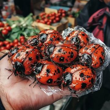 黑龍江夜市驚現(xiàn)創(chuàng)意小吃：辣味與瓜子的奇妙結(jié)合