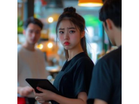 河北唐山，一20歲女大學生兼職做服務員，晚上九點，飯店來了一桌客人