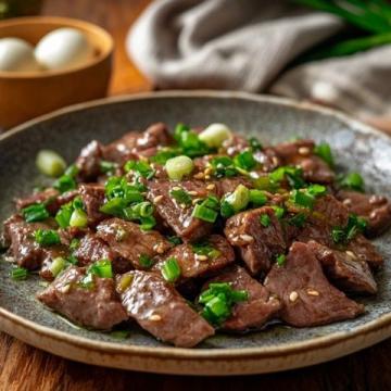 家常版牛肉炒面筋：香濃美味一飽口福