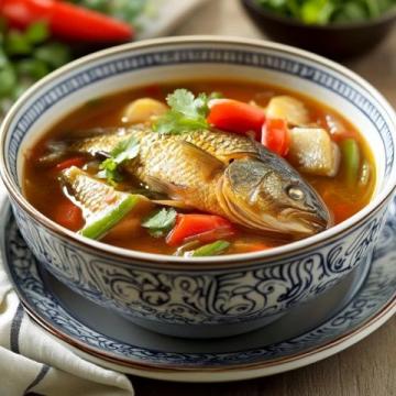 家常美味：砂鍋香辣雞與酥鱗鱸魚的做法及黨參黃芪豬腰湯 рецепт