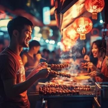 臺(tái)北夜市Z世代狂熱追捧柳州螺螄粉！大陸美食在臺(tái)灣掀起“酸辣旋風(fēng)