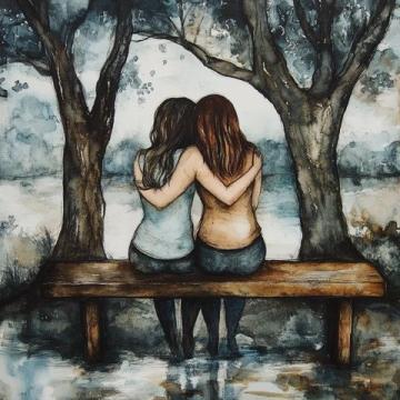 兩首詩一幅畫,聯誼之美盡顯