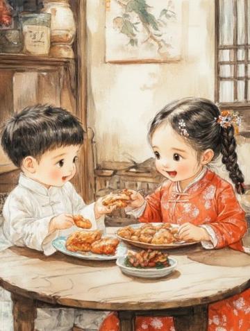張掖二月二龍抬頭煎餅習俗，家中小寶不適溫馨記事