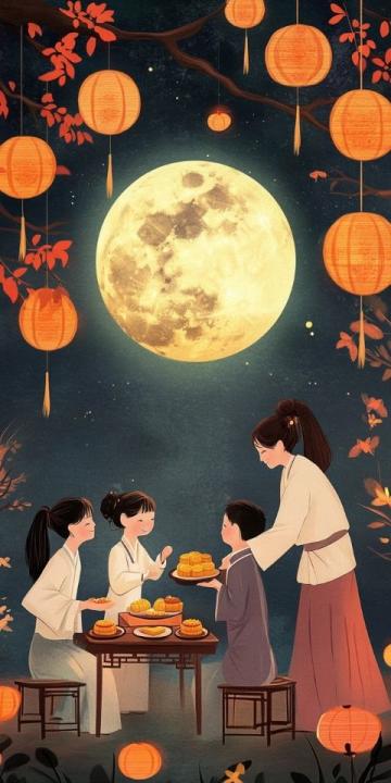 中秋節(jié),是一年中最令人期待的時(shí)刻之一,當(dāng)夜幕降臨,明亮的月光灑在大地上
