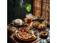港式茶餐廳泰式菠蘿海鮮炒飯，照燒豬扒滑蛋飯飯這兩道港式茶餐廳的招牌飯