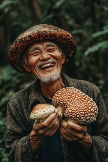 外地人赴云南體驗拾菌樂趣