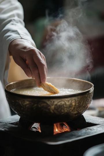 傳統美食揭秘：山捻子豬肚湯的制作與歷史淵源
