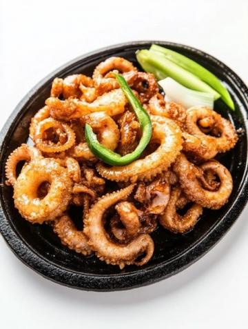 夜宵神菜!醬爆魷魚,鮮辣上頭超解饞