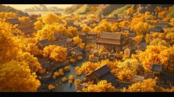 遇見鎮坪，一城山色半城秋