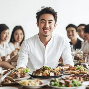 馮小剛與徐帆一起享用家常素菜，一桌佳肴生活節(jié)儉，卻有“壕氣十足”的一瓶五千多元的酒