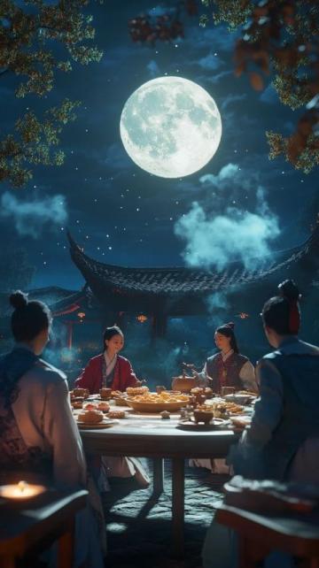 月牙嶺夜游:唐風古韻與美食盛宴的迷人交織