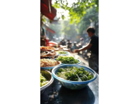 廣州昌崗順盈小食店：7元糯米飯引百人排隊就餐垃圾桶旁也擋不住熱情
