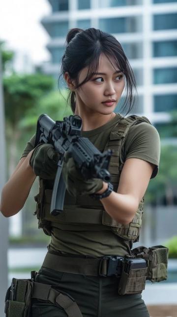 女子點外賣遇全副武裝特警配送
