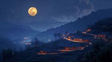 葛仙村之夜，走進童話世界
