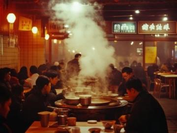 隱藏在夜市巷道中的老火鍋風(fēng)情