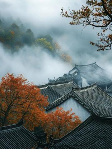 安徽陽(yáng)產(chǎn)土樓:云端秋色里的歡樂(lè)之旅