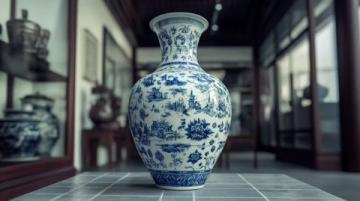1.5米高雅景德鎮(zhèn)瓷器藝術(shù)展示