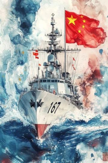 中國055編隊突變航向，澳大利亞海軍措手不及陷被動應對困境