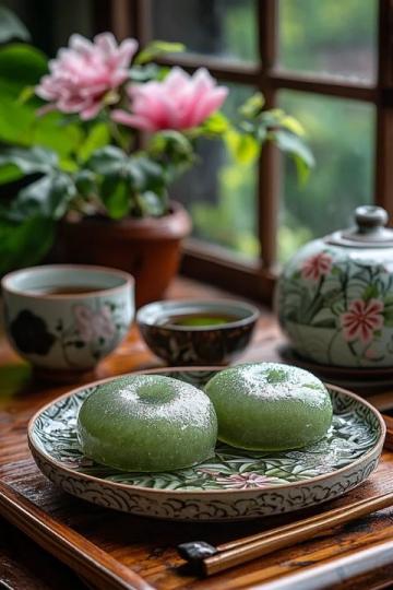 清香不膩的「綠茶饅頭」制作教程，健康美味顏值高