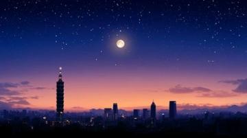 廣州夜色下的風光