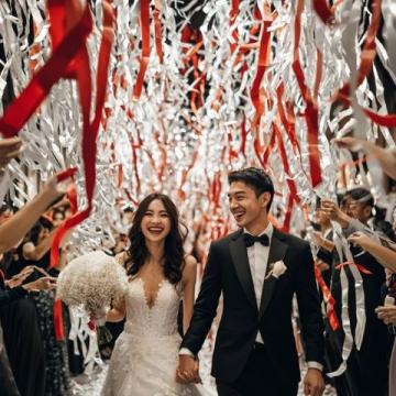 充滿愛意與祝福的10日：紅包雨點亮婚禮盛宴