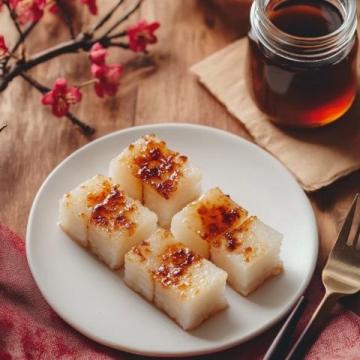 軟糯香甜的糯米糕，不用搟面就能輕松做出！