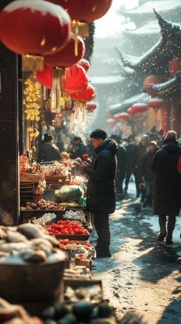 商丘古城小吃街人潮涌動，偶遇老物件揭秘地方名吃秘密