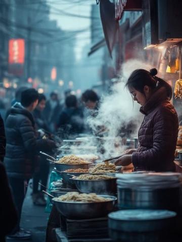 重慶豆腐腦攤主的高冷魅力與官方服務的熱情關懷：美食與城市文化的交織
