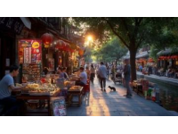 商丘古城小吃街人潮涌動，偶遇老物件揭秘地方名吃秘密