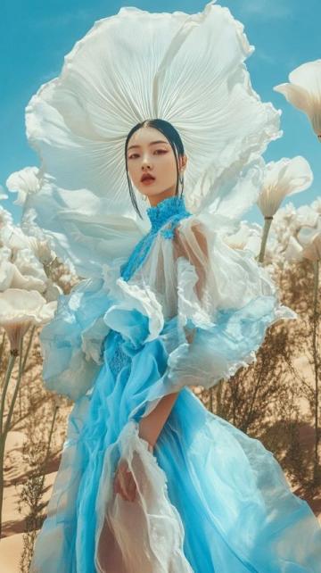敦煌旅游奇景中的姐妹花綻放光彩