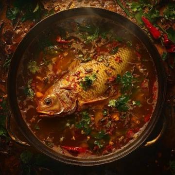 周口淮陽的小焦魚湯，不一樣的魚鮮風味