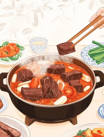 如果你想吃**火鍋味的燜飯**，可以用火鍋底料來調味，一鍋搞定，超級簡單！