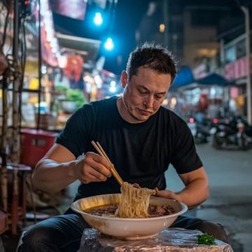 沈陽又火了，一位頭條大咖來沈陽，晚餐吃碗抻面加上雞架
