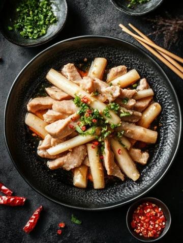 蓮藕炒肉片的做法