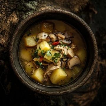 云南美味珍品:油雞樅與手青野生菌