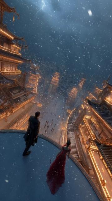 煙臺(tái)招遠(yuǎn),冬至將至,入冬之后的兩場(chǎng)降雪,路邊的菊花傲視風(fēng)雪的姿態(tài)。