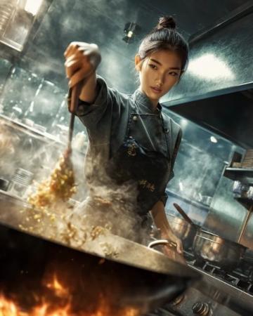 河南開封面館師傅絕技:一米大刀切出細如絲面的傳統美食傳奇