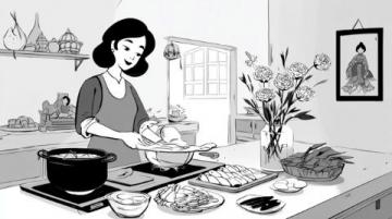 婆婆每日精心烹飪大量佳肴,不料成孕期困擾