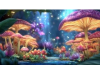 收到女兒贈送的靈芝，漫步小區(qū)欣賞花景，感嘆生命與情感的真諦