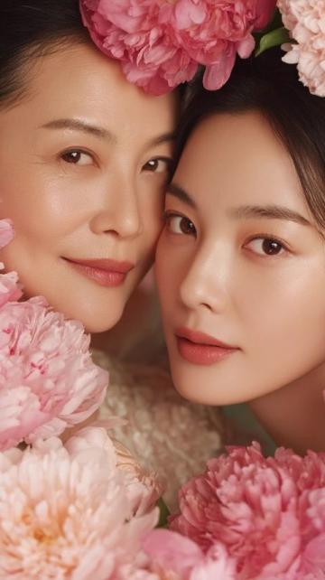 54歲和26歲女兒合照被認(rèn)成姐妹花，真的把年齡活成了數(shù)字,49歲跟著老公