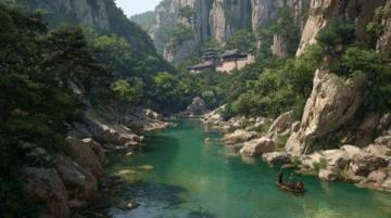 丹東叆河：風景優美母親河，休閑娛樂好去處
