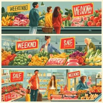晚市購物驚喜：帶娃散步偶遇“天仙配”促銷，蔬菜肉品超值優惠