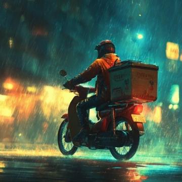 風雨無阻的外賣小哥：背后的辛酸與堅持
