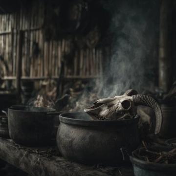 清晨五點(diǎn)的鄉(xiāng)村美味：奶奶親手制作蔥油餅與羊棒骨湯