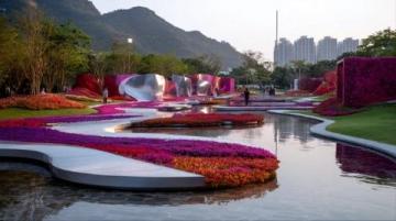 江蘇無錫九龍灣花星球：四季花開的花卉休閑勝地