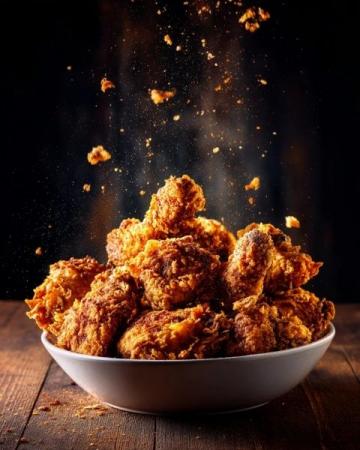香酥炸雞翅外酥里嫩，一口咬下滿滿的幸福感！