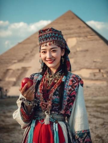 一名伊朗美女網紅在游覽桂林后，感慨萬千的落淚了