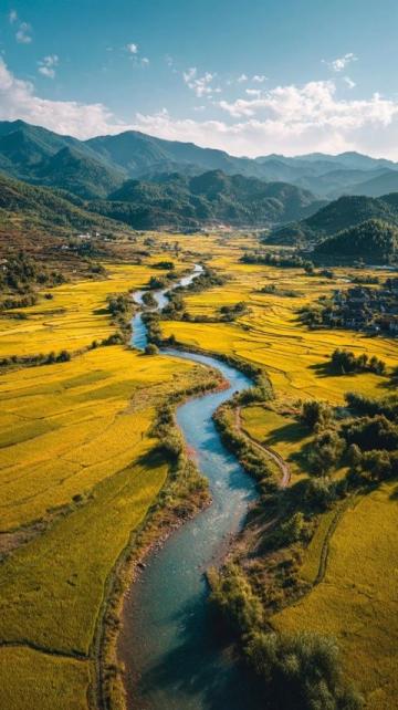 立冬后的鄉(xiāng)村,風(fēng)景依舊美麗